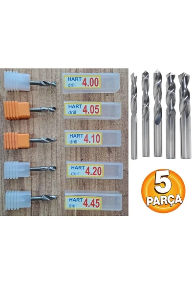 Depolife Cnc Metal Sondaj Tungsten Karbür Uç Seti (4.0 - 4.45 ) Matkap Için Hard Drill Bıçak Makine Takımı ürün görseli