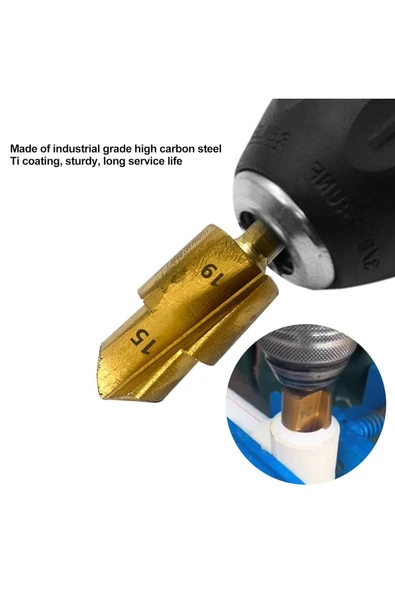 Depolife Su Borusu Tamir Paftası Plastik Boru Kesici Makas Kaynak Birleştirme Genişletme Tesisatcı Alet Seti - 7