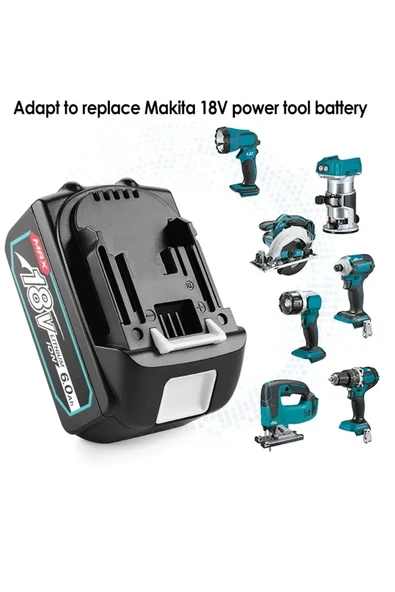 Depolife Şarjlı Matkap Için Yedek Batarya Üniversal 5 Pilli 12 Volt 14v 18v 20v 48v 58v Li-on Pil Şarj - 7