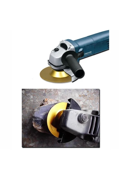 Depolife 100mm 300 kum Elmas Taşlama diski Silindir Ögütücü Granit mermer Demir çelik Pah Bileme Kesim için - 4