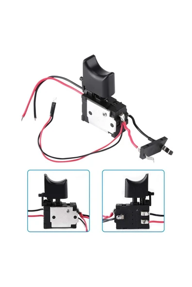 Depolife 7.2V - 24V Akülü Matkap Anahtarı Hız Kontrol Tetik Anahtarı Şarjlı El Matkabı Tetiği hız ve yön Ayar - 5