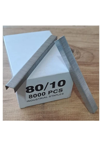 Depolife Zımba Teli Havalı Tabanca için 8000 Adet Zımba Makinesi için 8000 Adet Zımba teli 80/10 Krom - 6