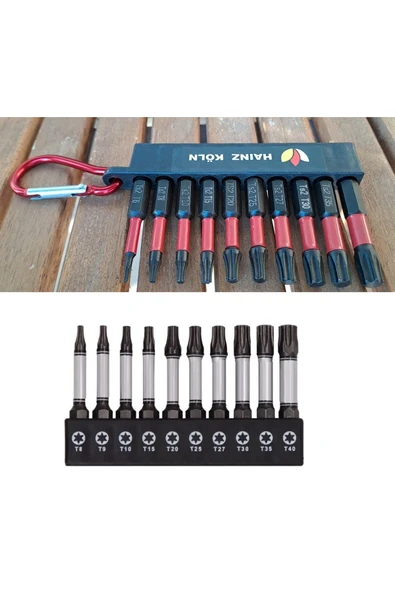 Depolife Bits Uç Matkap Ucu Tornavida Ucu Vidalama Ucu 10 lu PH2 - PZ2 ANAHTARLIK ürün görseli