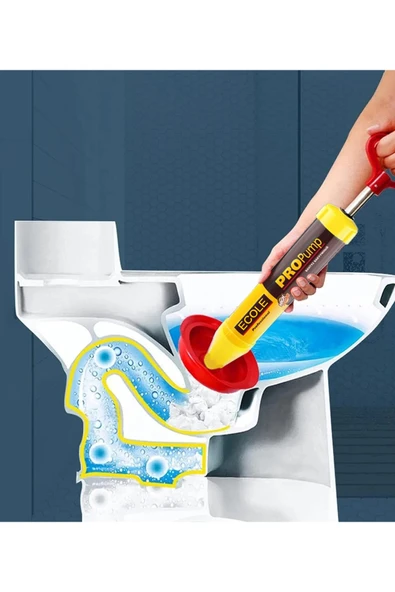 ECOLE Propump Klozet-Banyo-Lavabo-Gider Açma Pompası- Tıkanıklık Açma Pompası (İlaçsız Zahmetsiz) - 3