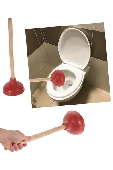 Depolife Klozet sifon Banyo evye vakum pompası kaucuk başlık güçlü vakum pompa küvet tıkanık açma pompa 3lü - 7