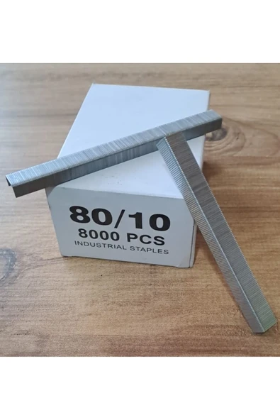 Depolife Zımba Teli Havalı Tabanca için 8000 Adet Zımba Makinesi için 8000 Adet Zımba teli 80/10 Krom - 3