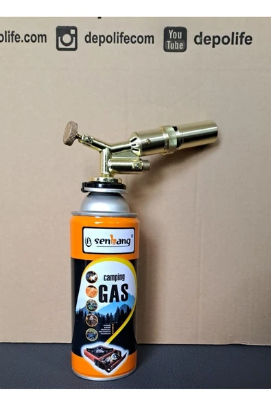 Depolife Yüksek Alevli Pürmüz Torch Yakma Barbekü Odun Tutuşturma Tabancası Metal Kafa Tamirci Kaynak pürmüzü - 5