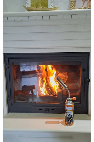 Depolife Şömine Yakma Yüksek Alevli Pürmüz Torch Yakma Barbekü Odun Kömür Tutuşturma Tabancası - 3