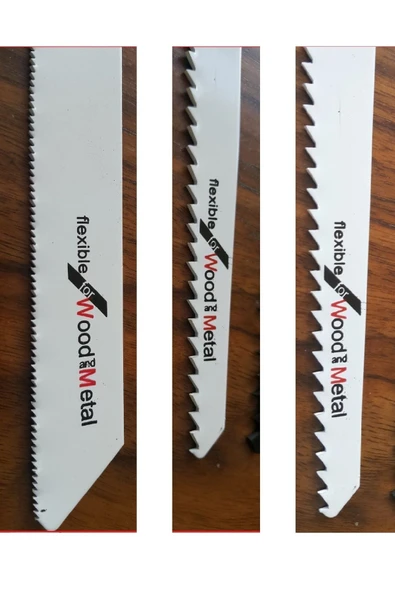 Depolife Tilki Kuyruğu Testeresi Seti 10 Parçalı Set Ahşap Metal Kemik Plastik Kesme Testere Ucu - Resim 5