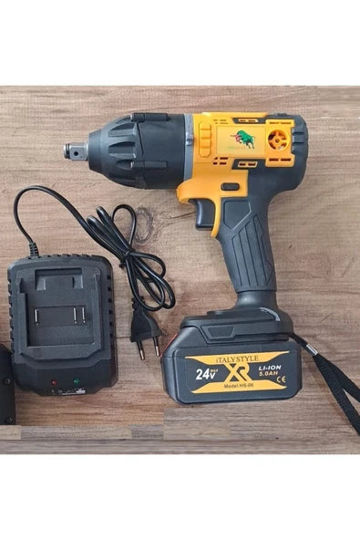 bull Şarjlı Darbeli Bijon Matkap Vidalama  Makine 1Akü 1Şarj Çanta seti - 6