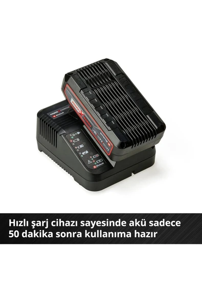 Depolife Einhell Batarya ve Şarj Cihazı Seti Einhel Yedek Pil Yedek akü 18v 2,5Ah - 6