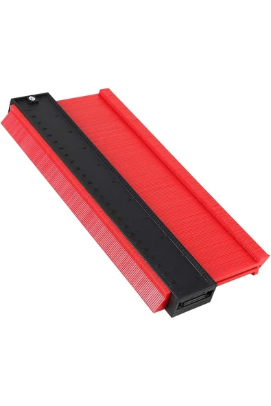 Depolife Şablon Tarağı Şekil Gönye Kontur Çevre Kalıplama Ahşap Fayans Kaportacı Cizim Şekillendirme Tarak - Resim 7