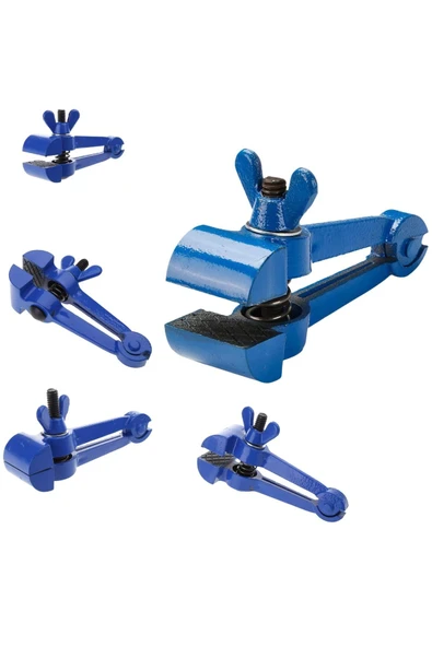 Depolife Yaylı döküm mengene 50mm El mengenesi Mini düz pense Kaydırmaz Çeneli - 3