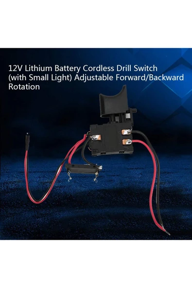 Depolife Şarjlı El Matkabı için start stop Tetiği hız ve yön Ayarlı FA2 7.2-24 VDC 16A Hız Ayar anahtarı - 6