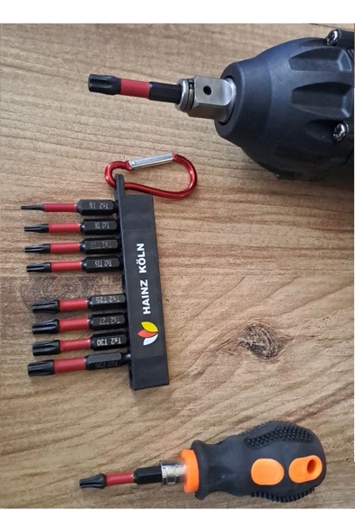 Depolife Bits Uç Matkap Ucu Tornavida Ucu Vidalama Ucu 10 lu PH2 - PZ2 ANAHTARLIK - Resim 3