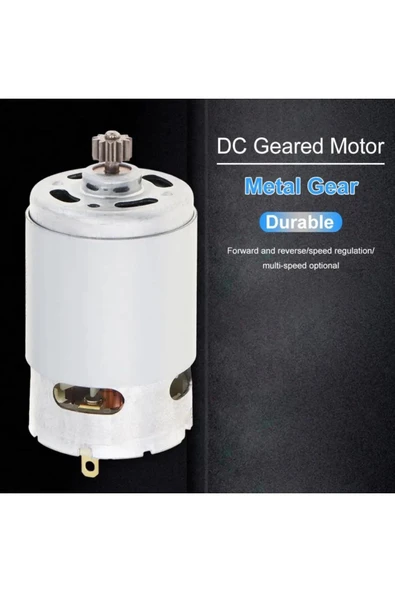 Depolife şarjlı Matkap motoru RS550 DC Motor 12V mikro Motor Akülü Matkap motoru 12 diş çarklı - 5