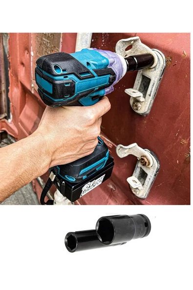Depolife Somun Sökme Sıkma makinesi için Torklu matkap Makine Için 22mm Boru Lokma Bijon Anahtar - 3