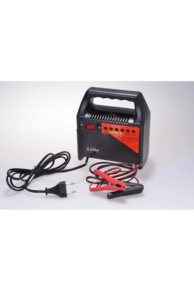 Millian Akü Şarj Cihazı - Araba Motosiklet Tekne Aküleri Akülü çocuk araçları için 6 Volt ve 12 Volt - 5