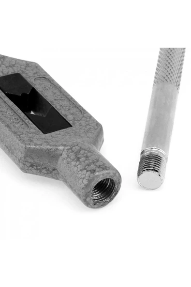 Depolife Klavuz Kolu M1-m8 Klavuz uç tutucu M3-m12 Helis Klavuz kol Takma Tornacı Ayarlı Kelebek Mengene - 4