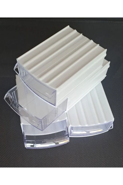 Depolife Şeffaf Çekmeceli Organizer Kutu 4 Kutu Dremel Gravür Boncuk Mücevher Saklama Kutusu düzenleyici - 4