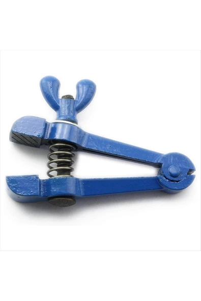 Depolife Yaylı döküm mengene 50mm El mengenesi Mini düz pense Kaydırmaz Çeneli - 7