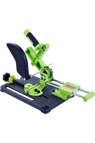 Depolife Açılı Kesme Avç Taşlama Standı 115/125mm Taşlama Sehpası Tezgahı Mengeneli Kayar Mil kızaklı - 3