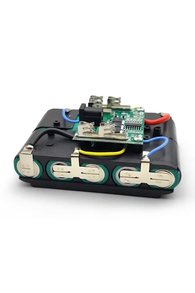 Depolife Şarjlı Matkap Için Yedek Batarya Üniversal 5 Pilli 12 Volt 14v 18v 20v 48v 58v Li-on Pil Şarj - 3