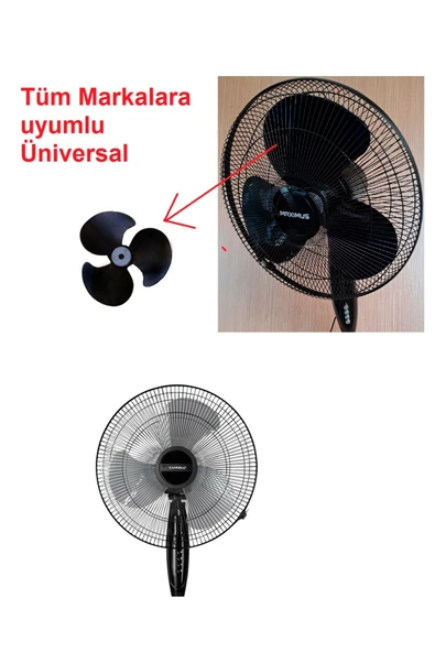 Depolife vantilatör fan pervanesi üniversal tüm markalara uyumlu Hava Pervane Yedek Parça - 5