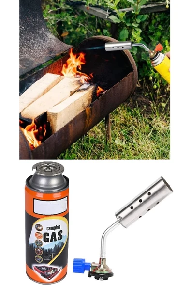 Depolife Şömine Yakma Yüksek Alevli Pürmüz Torch Yakma Barbekü Odun Kömür Tutuşturma Tabancası - 2