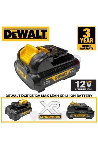 Dewalt Dcd710d2 Dcf815d2 Dcd740c1 Dcs310s2 Dct410d1 Dct416d1 Dct414d1 12v 1.3ah Batarya - 1