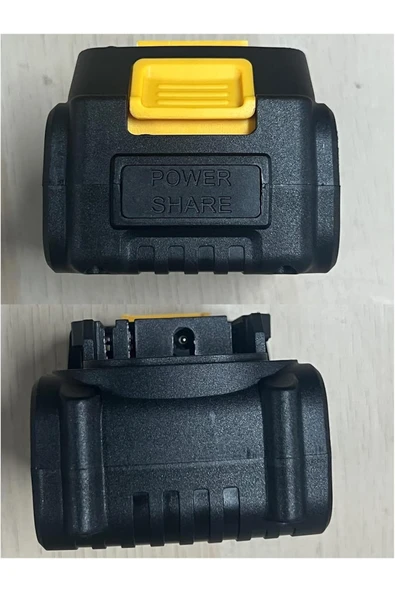 Depolife Akülü darbeli matkap için 21 V 4,0 Ah lityum iyon yedek akü 10 pilli güçlü Batarya - 5