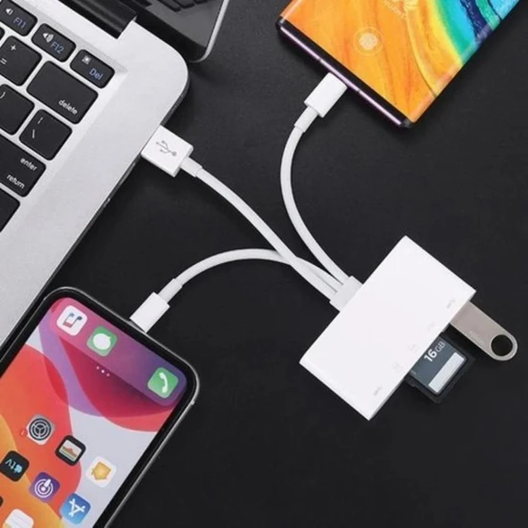 NK1032 NK1032 Pro USB+Tip-C+ligtning=>USB+SD/TF ad - 3