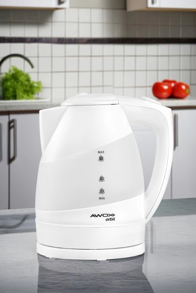 Orbit Gizli Rezistanslı Kettle Beyaz