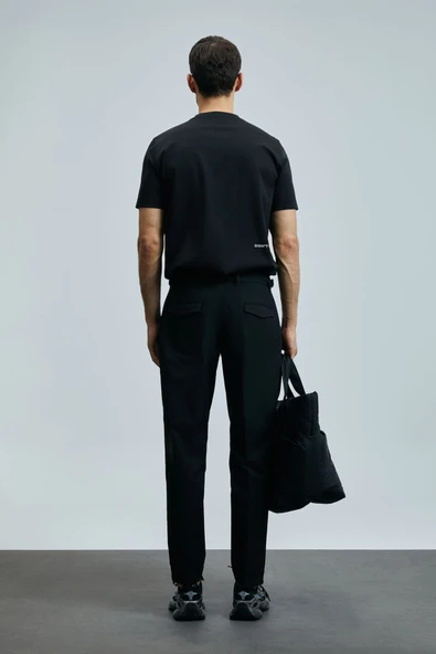 Lufian Minimalist Oversize Yuvarlak Yaka Kısa Kol Erkek T-Shirt - 4