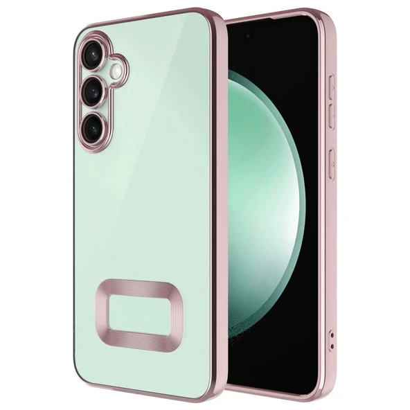Galaxy A26 Kılıf Kamera Korumalı Logo Gösteren Zore Omega Kapak - 5