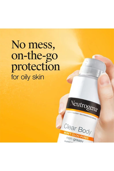 Neutrogena Clear Body SPF50 Güneş Spreyi 141GR - 3