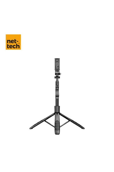 Nettech Nt-mt04 Taşınabilir Selfie Çubuk Multi-function Tripod Stand - Siyah