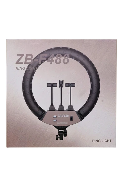 Nettech EZB-F488 Telefon-Kamera Tripodu Youtube-TikTok-Makyaj 20 inç Ring Light - 4