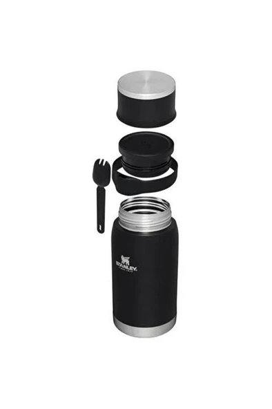 Stanley The Adventure To-Go Food Jar + Spork Kaşıklı Yemek Termosu 0,7L Hacim 1L - Siyah - 2