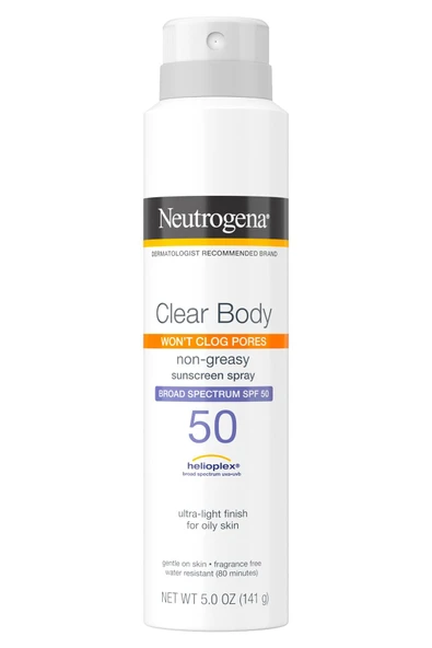Neutrogena Clear Body SPF50 Güneş Spreyi 141GR