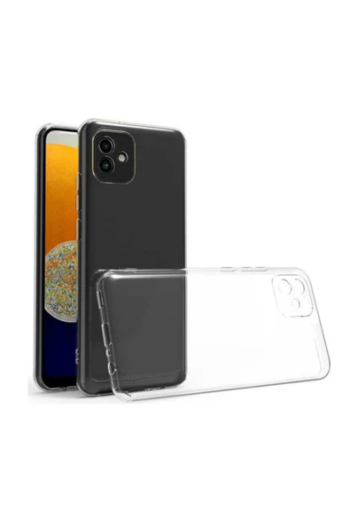 Nettech Samsung Galaxy A05 Uyumlu Lüx Seri Kamera Korumalı Arka Koruma Kılıf - Şeffaf