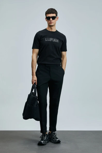 Lufian Minimalist Oversize Yuvarlak Yaka Kısa Kol Erkek T-Shirt - 2