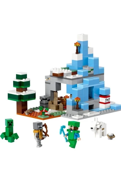 LEGO ® Minecraft® Donmuş Tepeler 21243 - 8 Yaş ve Üzeri Çocuklar için Oyuncak Yapım Seti (304 Parça) - 2