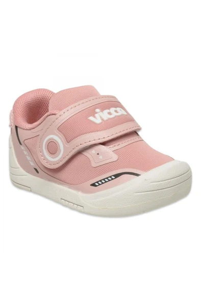 Vicco One 950.E25Y.240 Anatomik Taban Kız Çocuk İlk Adım Ayakkabı Pudra 19-23