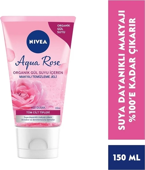 Nivea Aqua Rose Organik Gül Suyu Içeren Makyaj Temizleme Jeli 150 ml - 2