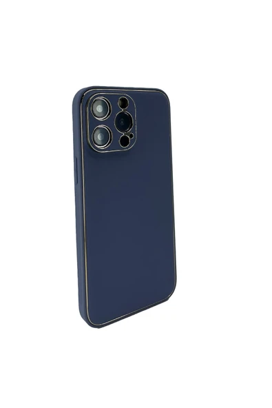 Nettech İphone 14 Pro Uyumlu Coco Leather Seri Arka Koruma Kılıf - Gri - 2