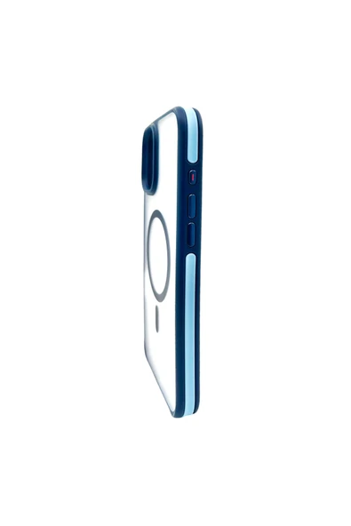 Nettech İphone 16 Plus Uyumlu Nt-n060 Ultra Lüx Magsafe Arka Koruma Kılıf - Mavi - 2