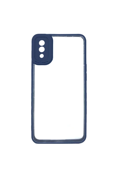 Nettech Samsung Galaxy A10s Uyumlu Güçlü Kamera Koruma Arka Koruma Kılıf - Lacivert - 1