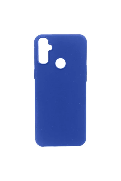 Nettech Realme C3 Uyumlu Trend Seri Slikon Arka Koruma Kılıf - Mavi - 1