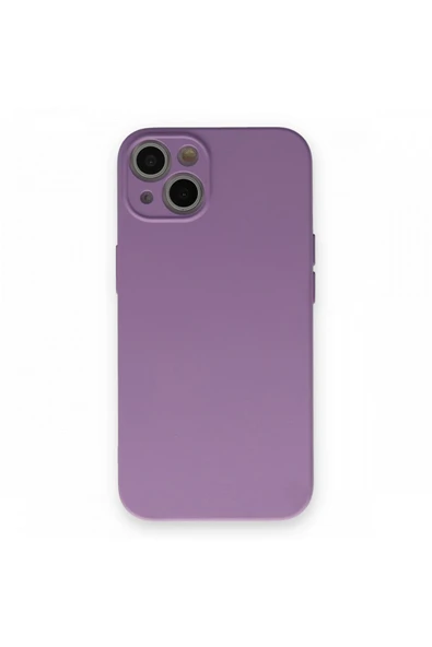 Nettech İphone 13 Uyumlu Nano Silikon Arka Koruma Kılıf - Lila - 1